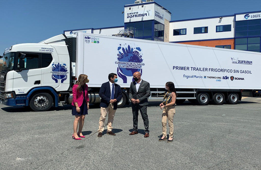 La Regin de Murcia cuenta con el primer triler frigorfico de energa totalmente limpia en Espaa