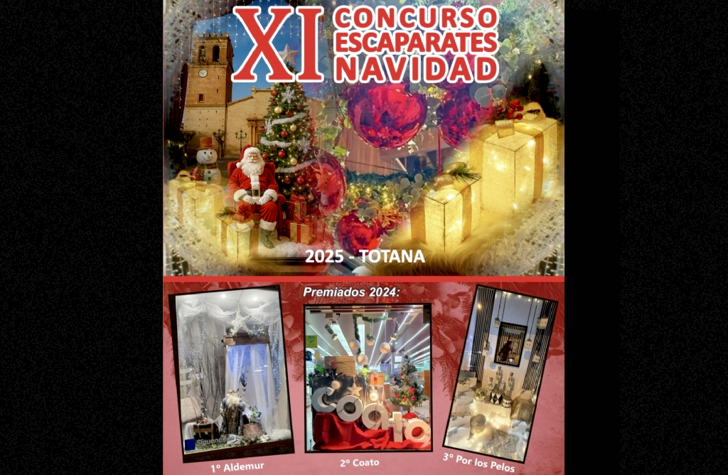 La inscripcin para el XI Concurso de Escaparates de Navidad finaliza el 11 de diciembre