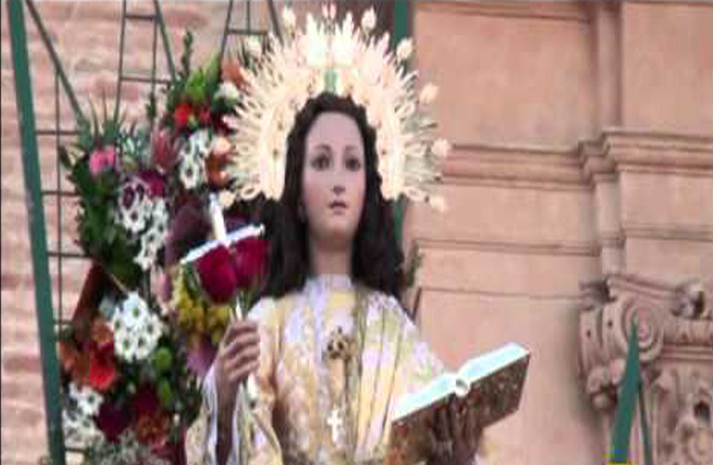 Este Domingo 15 de Diciembre se celebra la tradicional ofrenda floral a Santa Eulalia