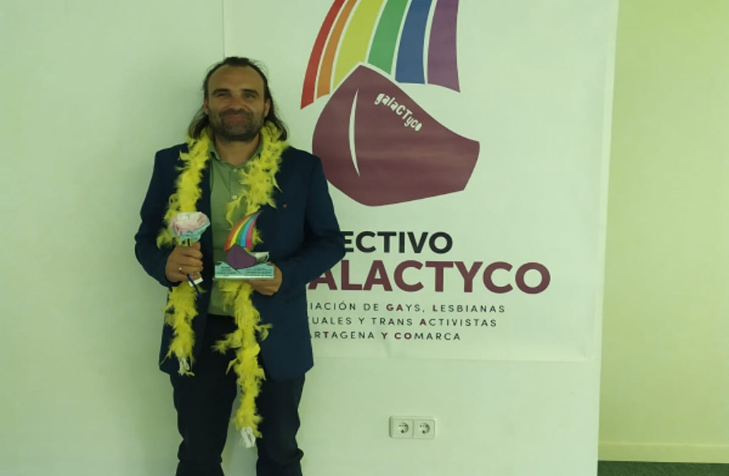 El Ayuntamiento de Totana recibe uno de los premios de la X Gala del Orgullo Cartagenero por sus polticas en favor de los derechos del Coletivo LGTBI