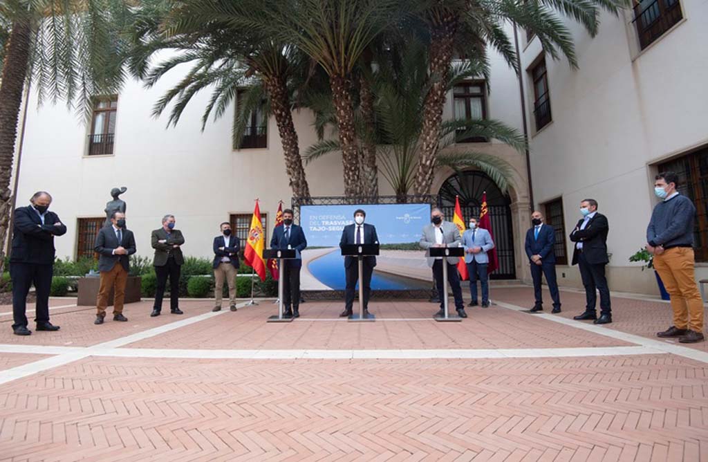 El gobierno de Murcia reclama consenso dilogo y unidad para sumar voluntades en defensa del trasvase Tajo-Segura